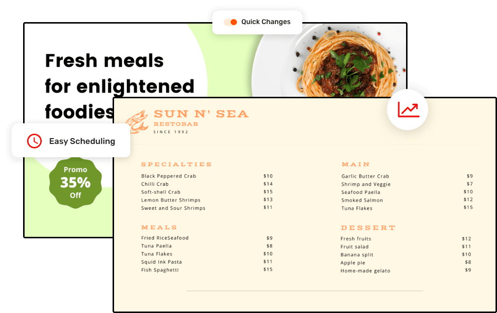menu board software Pickcel